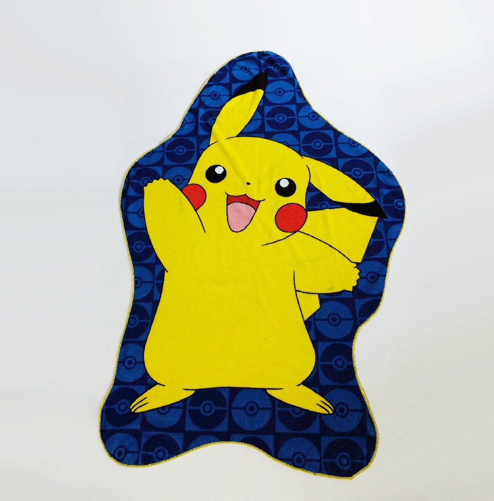 Pikachu ultra-fine printed beach towel