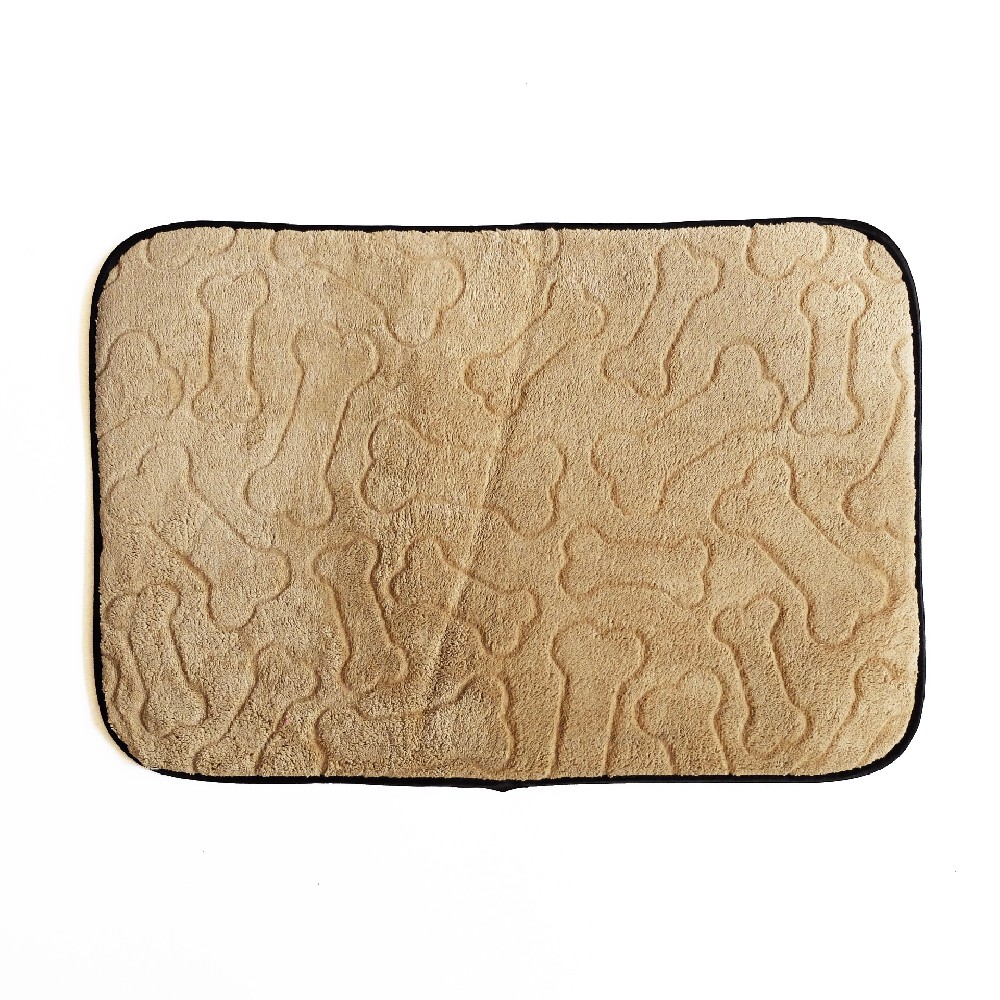 Dog bone floor mat