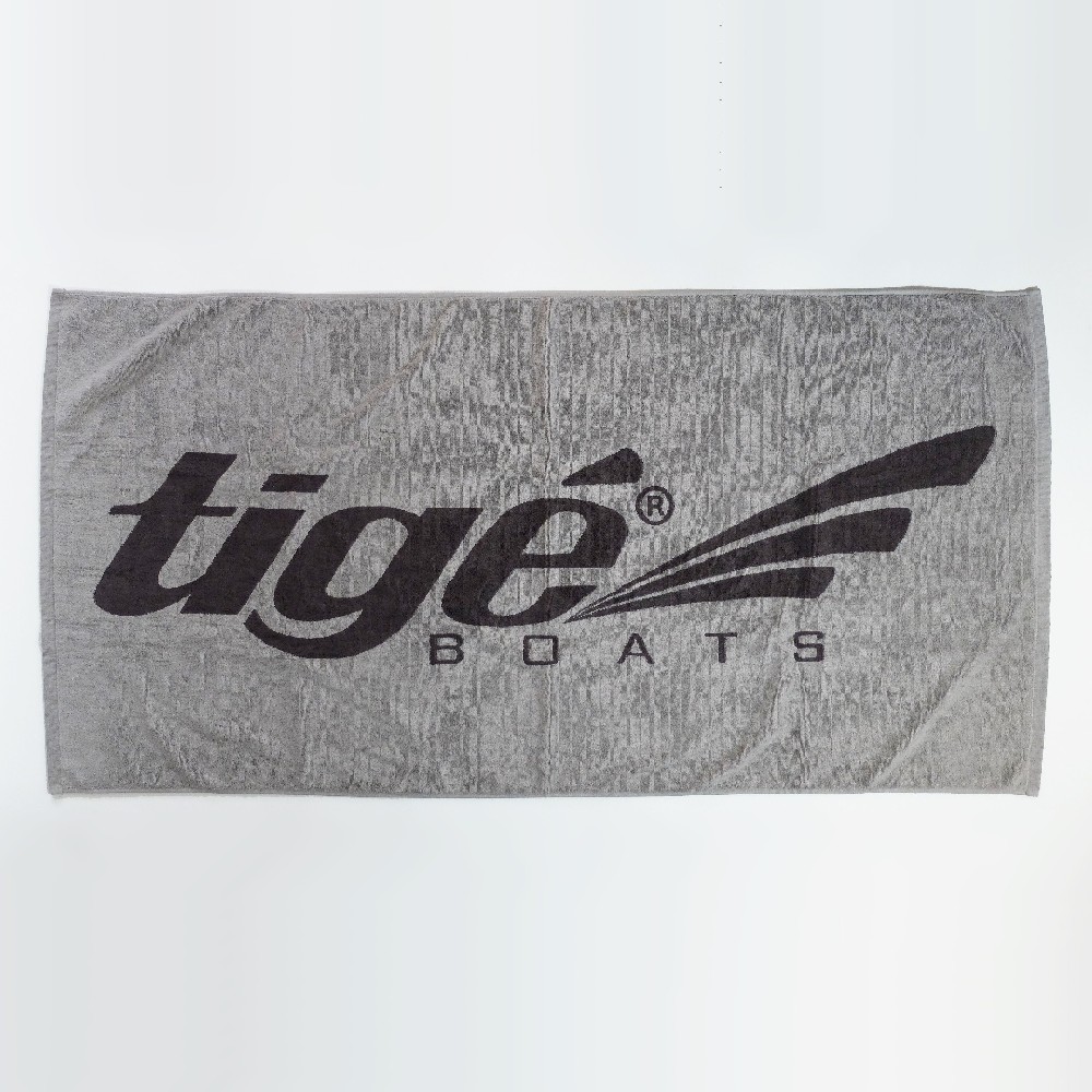 Tige grey color woven bath towel