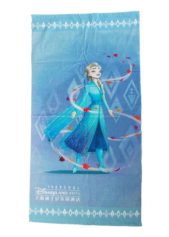 Frozen Digital Printed Bath Towel