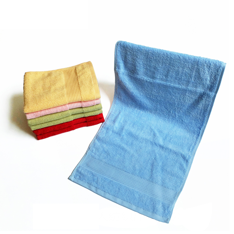 Five colored face towel