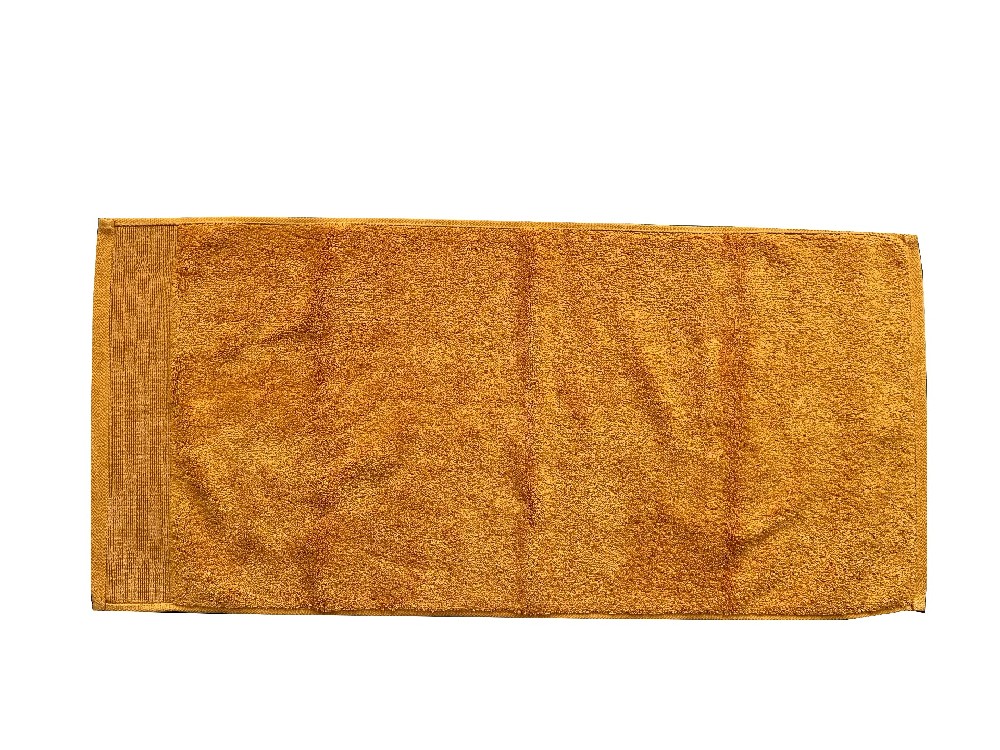 Environmentally friendly material dyed towel